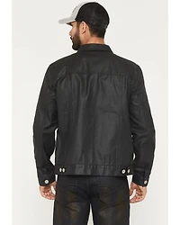 Moonshine Spirit Men's Coated Denim Jacket