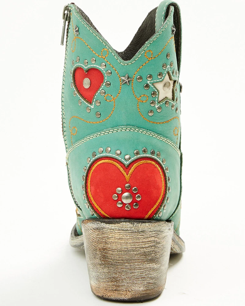 Liberty Black Women's Vegas Turquesa Booties - Snip Toe