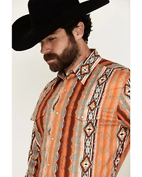 Wrangler Men's Checotah Long Sleeve Snap Western Shirt - Tall