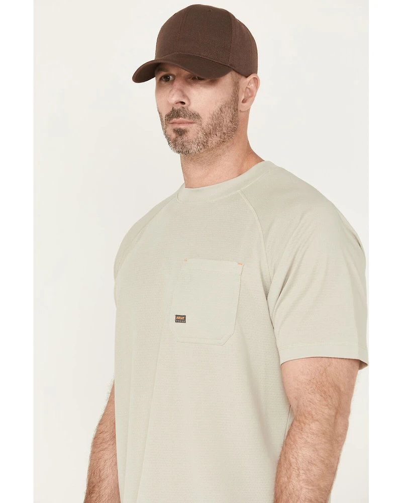 Ariat Men's Rebar Heat Fighter Wired Short Sleeve Pocket Work Shirt