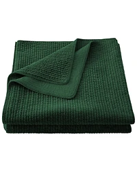 HiEnd Accents Emerald Stonewashed Cotton & Velvet 3-Piece Full/Queen Quilt Set