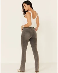 Rock & Roll Denim Women's Gray Wash Mid Rise Bootcut Jeans