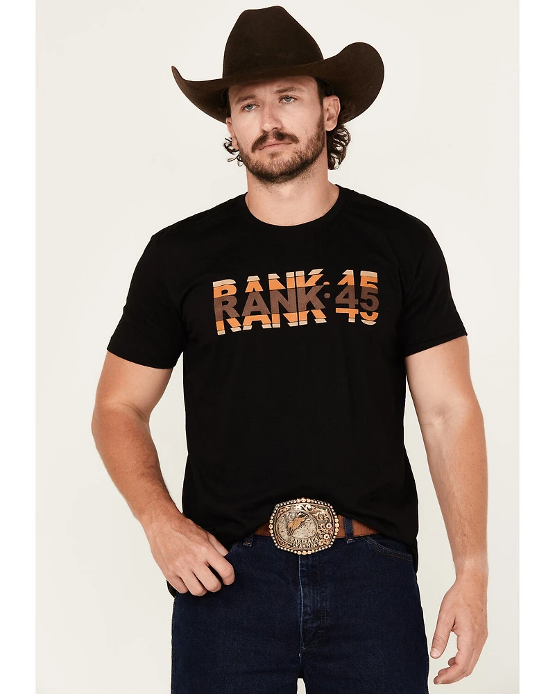 RANK 45® Men's Texas Trails Logo Short Sleeve Graphic T-Shirt
