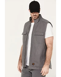 Hawx Men's Weathered Sherpa Lined Work Vest