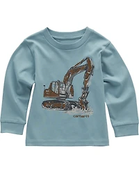 Carhartt Toddler Boys' Stillwater Construction Long Sleeve Graphic T-Shirt
