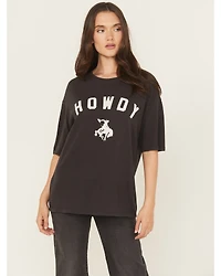 Z Supply x Diamond Cross Ranch Women's Howdy Not My First Rodeo Short Sleeve Graphic Tee