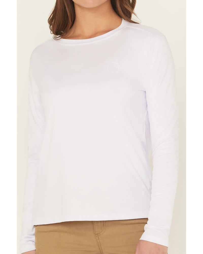 Carhartt Women's Force Sun Defender™ Relaxed Fit Lightweight Long Sleeve Graphic Work Tee