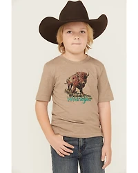 Wrangler Boys' Buffalo Short Sleeve Graphic T-Shirt