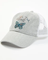 Shyanne Women's Wild & Free Butterfly Mesh-Back Ball Cap
