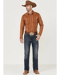 Cody James Men's Smokehouse Southwestern Stripe Long Sleeve Snap Western Shirt