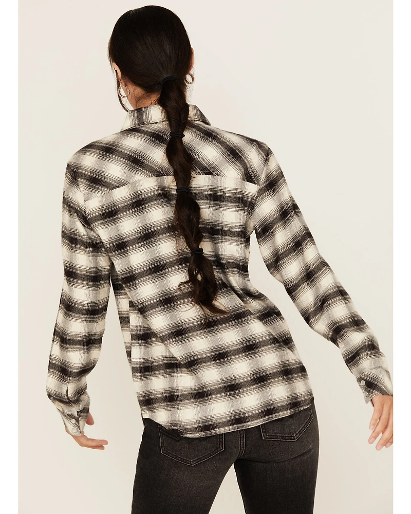 Idyllwind Women's Long Sleeve Snap Flannel Shirt