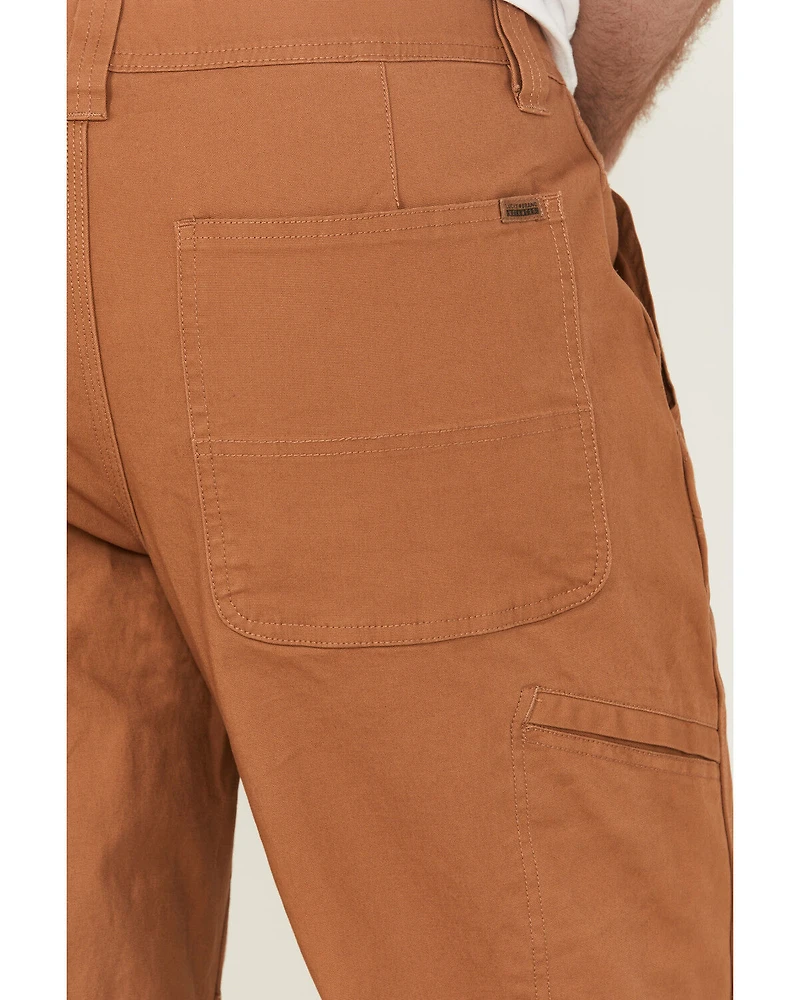 Lucky Brand Workwear Men's Double Knee Canvas Work Pants