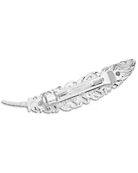 Montana Silversmiths Women's Antiqued Montana Feather Barrette