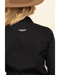 Ariat Women's Team Kirby Stretch Logo Long Sleeve Shirt