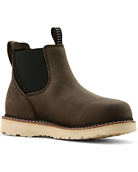Ariat Women's Rebar Wedge Chelsea Waterproof Work Boots - Soft Toe