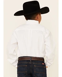 Cinch Boy's Solid Long Sleeve Shirt
