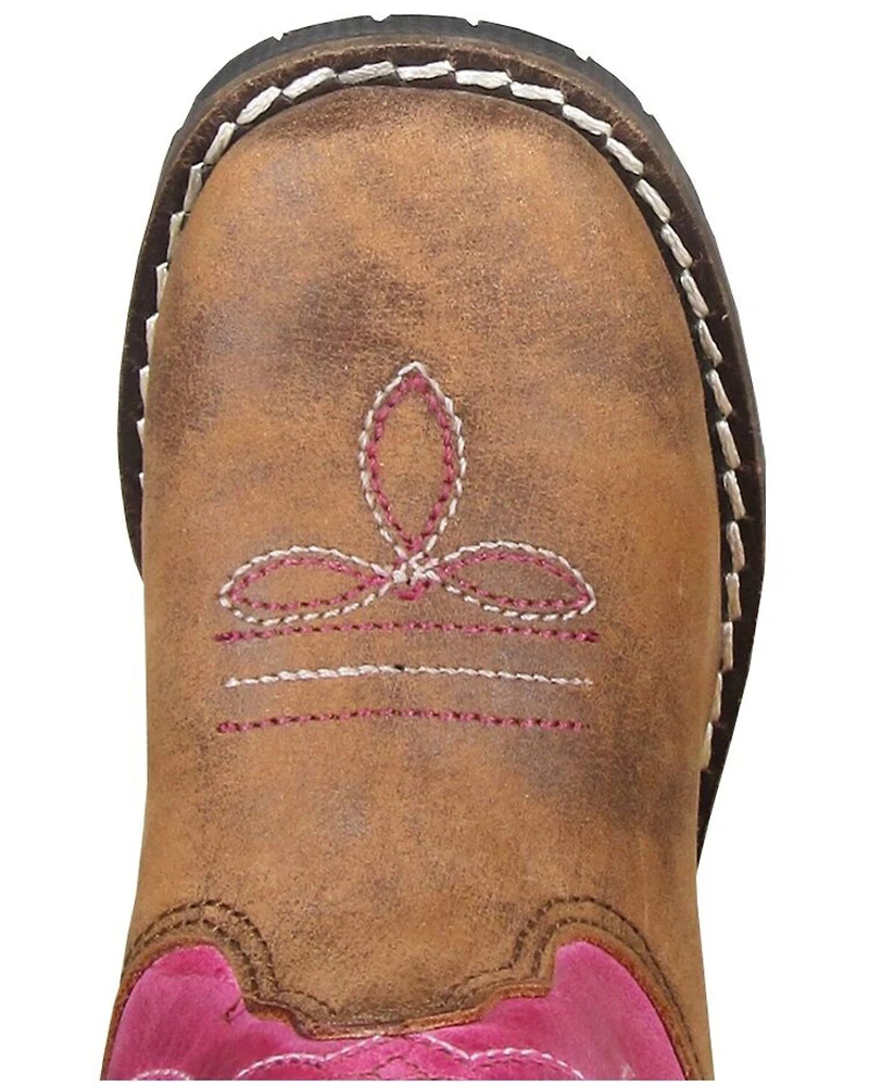 Smoky Mountain Toddler Girls' Autry Western Boots - Broad Square Toe