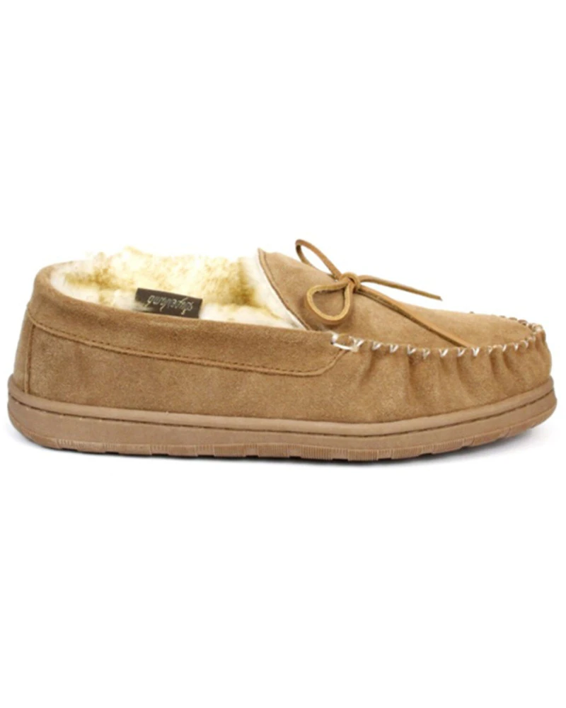 Superlamb Men's Shearling Slippers - Moc Toe