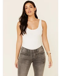 Rock & Roll Denim Women's Gray Wash Mid Rise Bootcut Jeans