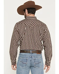 Cody James Men's Cowboys Legacy Southwestern Striped Long Sleeve Snap Western Shirt