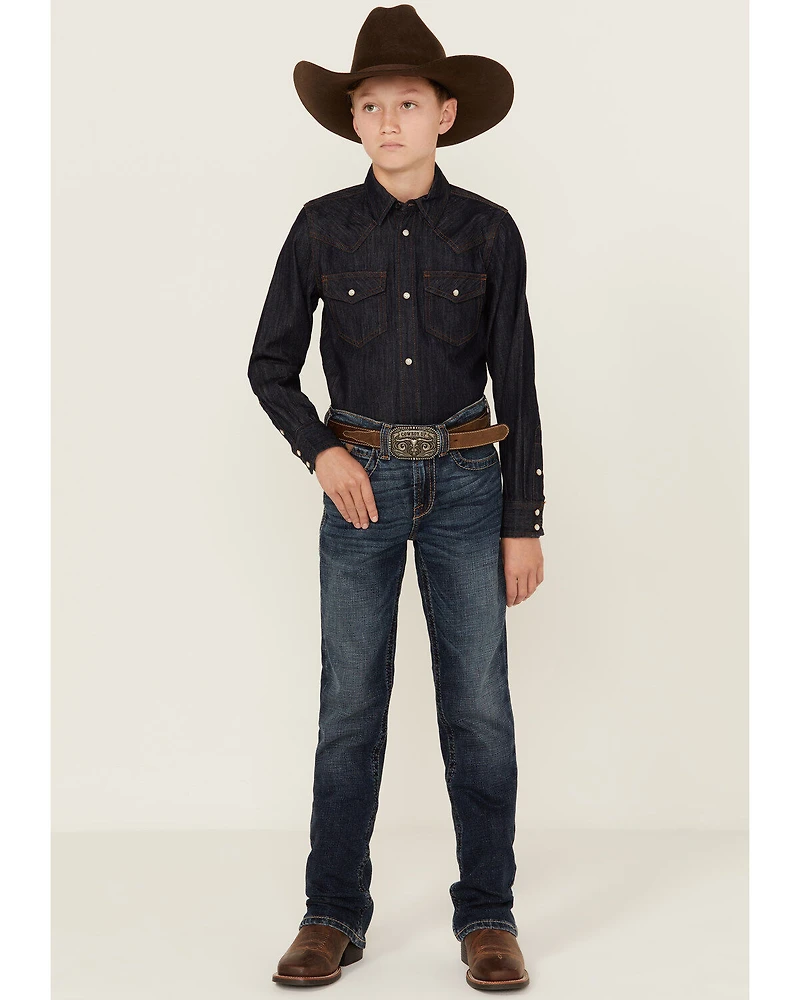 Ariat Boys' Relaxed Bootcut Denim Jeans