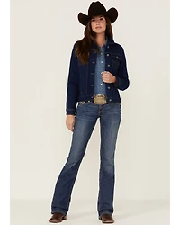 RANK 45® Women's Signature Denim Pocket Stitch Rancher Jacket