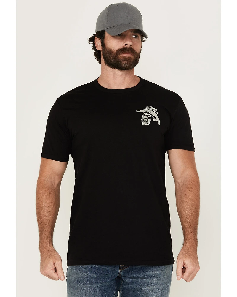 Moonshine Spirit Men's Cowboy Short Sleeve Graphic T-Shirt
