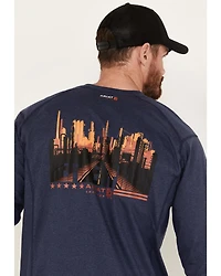 Ariat Men's Rebar FR Air Refinery Henley Long Sleeve Work Shirt - Tall