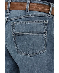 Cinch Men's Black Label 2.0 Medium Wash Loose Fit Tapered Denim Jeans