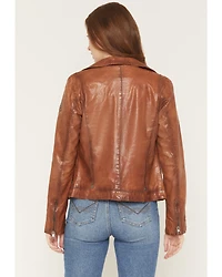 Mauritius Leather Women's Fayola Featherweight Moto Jacket