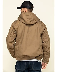 Ariat Men's Field Khaki Rebar Duracanvas Hooded Work Jacket