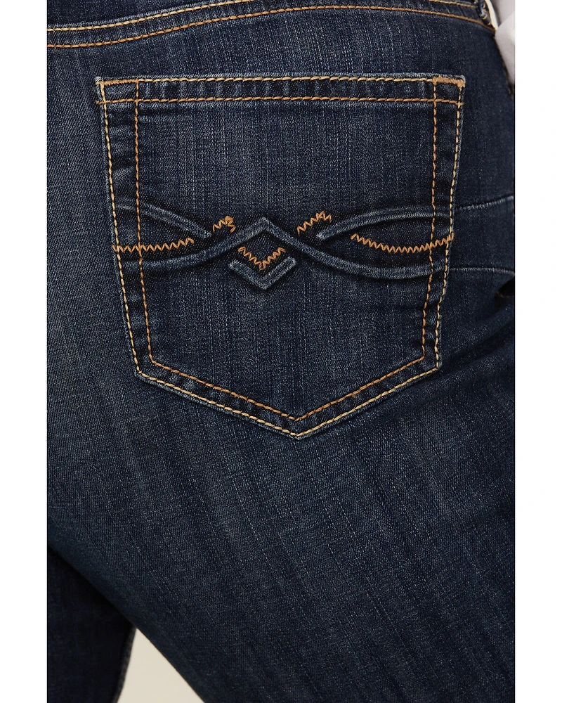 Ariat Women's Desiree Dark Wash Perfect Rise Bootcut Stretch Denim Jeans - Plus