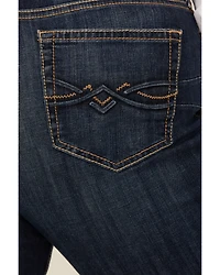 Ariat Women's Desiree Dark Wash Perfect Rise Bootcut Stretch Denim Jeans - Plus