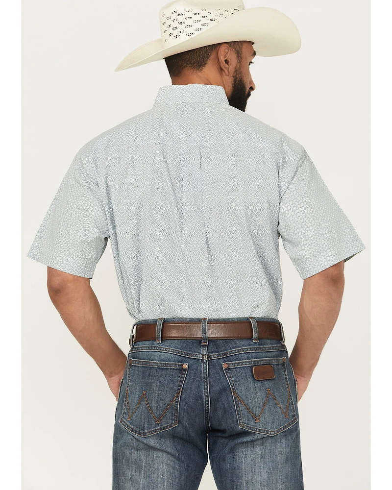 Cinch Men's Printed Short Sleeve Button-Down Western Shirt