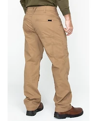 Hawx Men's Brown Stretch Ripstop Utility Work Pants - Big