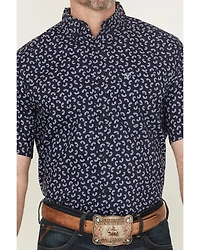 Ariat Men's Cian Paisley Print Short Sleeve Button-Down Western Shirt