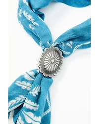 Idyllwind Women's Bessie Antique Silver Bandana Necklace