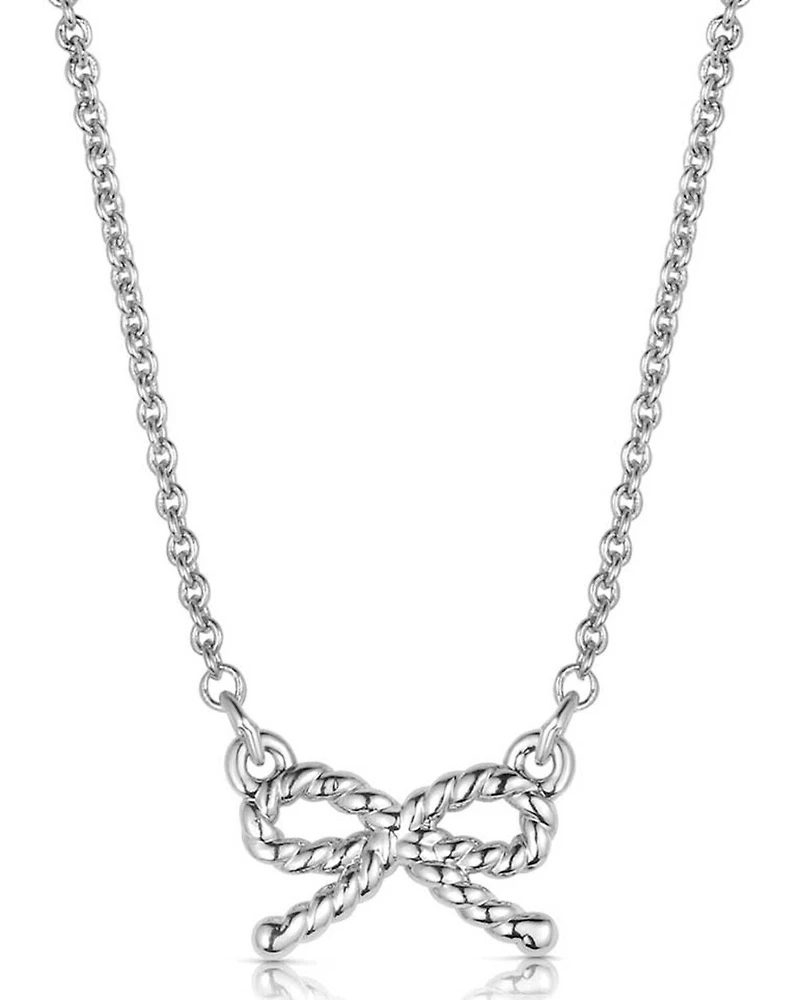 Montana Silversmiths Women's Roped Bow Necklace