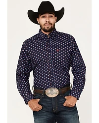 Ariat Men's Nossen Texas Star Print Button-Down Western Shirt