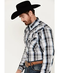 Cowboy Hardware Men's Hermosillo Plaid Print Long Sleeve Snap Western Shirt