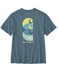 Carhartt Men's Relaxed Fit Lightweight Short Sleeve Graphic Pocket T-Shirt