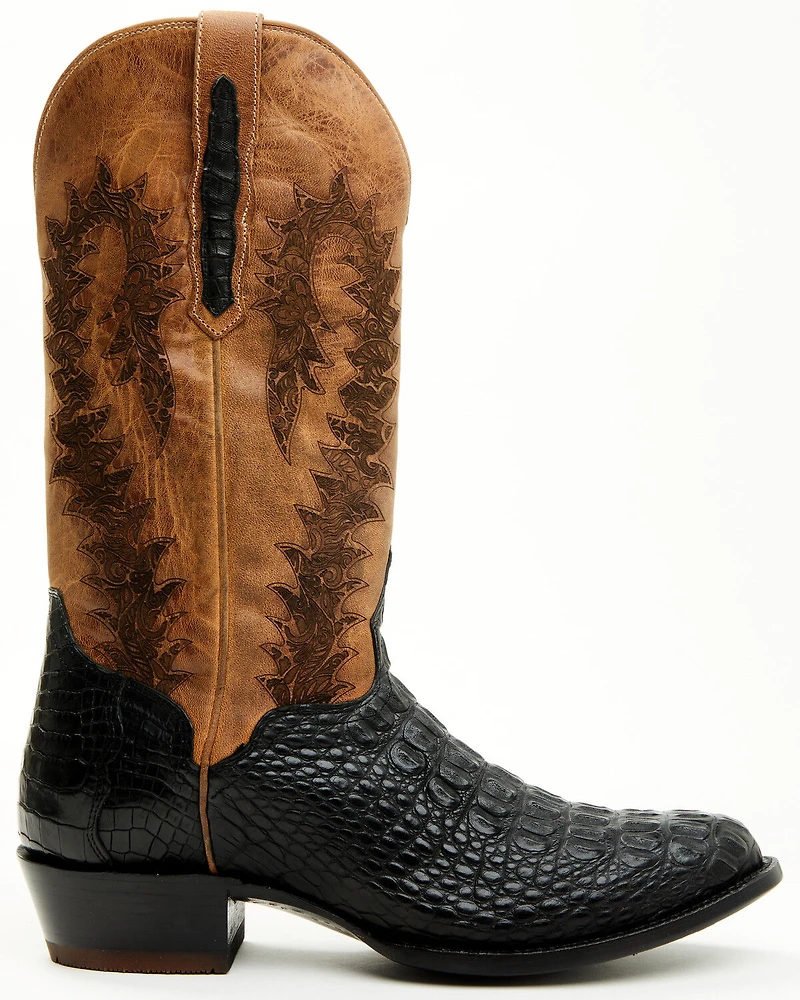 El Dorado Men's Exotic Alligator Western Boots - Round Toe