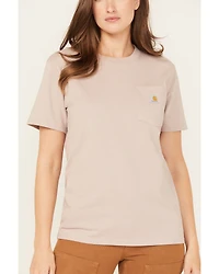 Carhartt Women's Loose Fit Heavyweight Short Sleeve Pocket T-Shirt