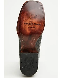 Tanner Mark Men's Caiman Print Western Boots - Broad Square Toe