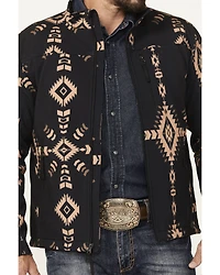 Hooey Men's Southwestern Print Softshell Jacket