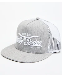 Salty Rodeo Men's Longhorn Logo Embroidered Trucker Cap