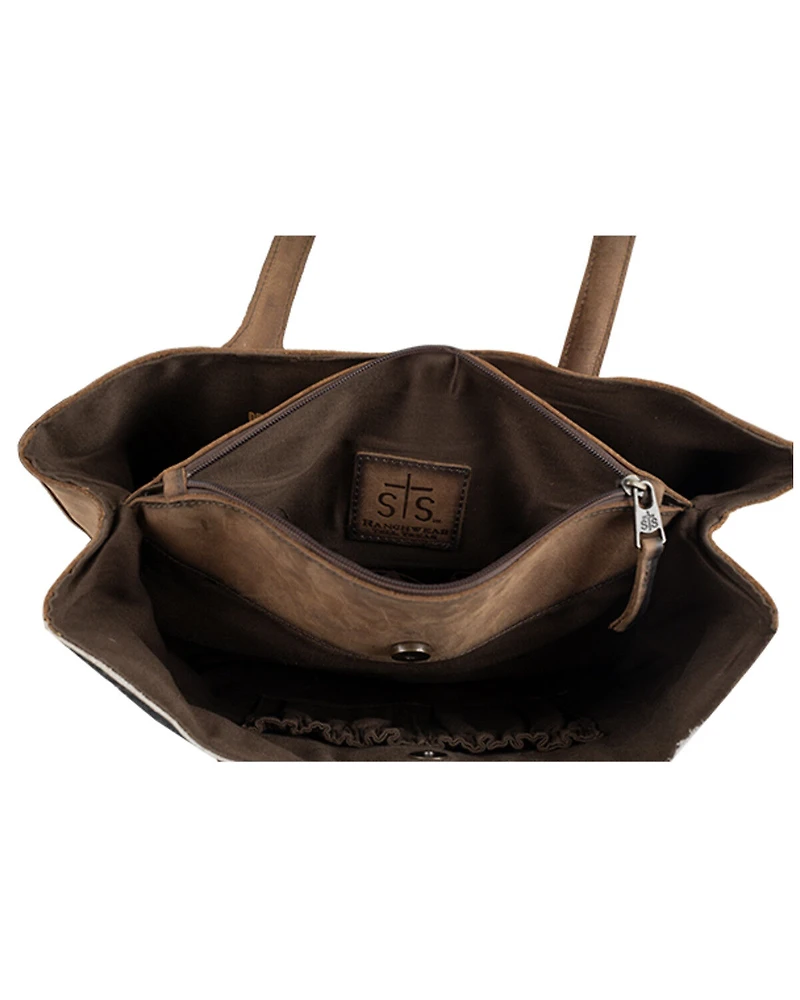 STS Ranchwear By Carroll Josie Cowhide Tote Bag
