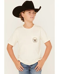 Sable Sky Boys' Howdy Short Sleeve Graphic T-Shirt