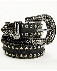 Shyanne Women's Denim Embellished Bling Belt