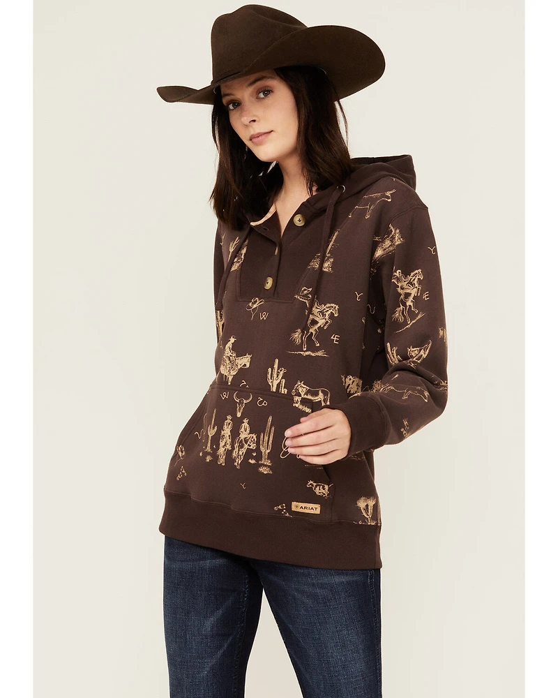 Ariat Women's Rachin' Graphic Print Hoodie